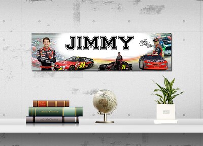 Jeff Gordon - Personalized Poster with Your Name, Birthday Banner, Custom Wall Décor, Wall Art - image1